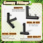 Golf Frame Corner Kit for DIY Practice Cages