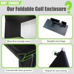 Foldable Golf Enclosure Kit for Indoor Simulators
