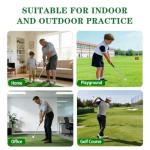 Retractable Golf Swing Trainer for Right-Handers