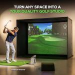 Glide Gear Golf Simulator Backdrop and Impact Screen