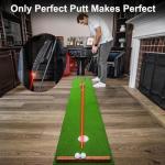 Putting Trainer for Perfect Alignment - Red Line Putt Pro