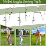 Golf Swing Trainer Set for Indoor Practice