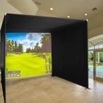 Foldable Golf Enclosure Kit for Indoor Simulators