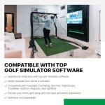 7'x7' Golf Training Net with Auto Ball Return