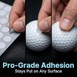 450 Pcs Golf Club Labels and Reflective Dot Stickers