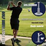 Adjustable Rubber Golf Tees for Indoor Practice