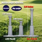 Adjustable Rubber Golf Tees for Indoor Practice