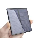 10pcs Epoxy Solar Panel 5.5V 190mA Mini Polycrystalline Solar Cell Panel 70mm x 70mm/2.76" x 2.76" for Solar Power Mini Solar Cells DIY Solar Light Phone Charger Flashlight