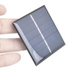 Ailejia 10pcs Mini High Efficiency Polycrystalline Solar Panel 3V 125mA 52mm x 52mm/2" x 2" for DIY Solar Light Phone Charger Flashlight