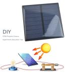 10pcs Epoxy Solar Panel 5.5V 190mA Mini Polycrystalline Solar Cell Panel 70mm x 70mm/2.76" x 2.76" for Solar Power Mini Solar Cells DIY Solar Light Phone Charger Flashlight