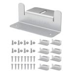 SUNMAK 8 units per set Solar Panel Mounting Z Brackets Lightweight Aluminum Corrosion-Free for solar panels installed on RVs, Trailers, Boats, Yachts, Wall, Cabins, Sheds, Garages&Other Off Gird Roofs