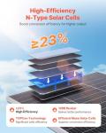 100W Bifacial Solar Panels – High-Efficiency N-Type