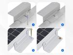 ECO-WORTHY 16 Units Solar Panel Mounting Brackets,Z Bracket Sets Lightweight Aluminum Corrosion-Free for RV, Trailer, Boat, Yachs, Wall and Other Off Gird Roof,4 Set of 4 Units