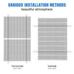 Solar Panel Mount Brackets, 2 Sets 45 inch Adjustable with Foldable Tilt Legs, Suitable for 2-4pcs 180 200 300 400 500 Watt Solar Panel for Roof, RV, Boat, and Off-Grid