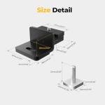 BougeRV Solar Panel T-Slot Mounting Kit Fits for Auto Cross Bars with T-Track to Secure Most 100 to 200 Watt, Heavy Duty Solar Panel Roof Rack Mounting Brackets DIY Off-Grid Solar Systems