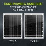Newpowa 20W 12V Monocrystalline Solar Panel