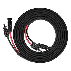 Geosiry 20FT 10AWG Solar Panel Extension Cable with Female and Male Connectors, Solar Cable for Solar Panels, Charge Controllers and Solar Generator (10AWG, 20FT)