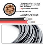 Geosiry 20FT 10AWG Solar Panel Extension Cable with Female and Male Connectors, Solar Cable for Solar Panels, Charge Controllers and Solar Generator (10AWG, 20FT)