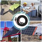 Geosiry 20FT 10AWG Solar Panel Extension Cable with Female and Male Connectors, Solar Cable for Solar Panels, Charge Controllers and Solar Generator (10AWG, 20FT)