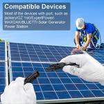 Geosiry 20FT 10AWG Solar Panel Extension Cable with Female and Male Connectors, Solar Cable for Solar Panels, Charge Controllers and Solar Generator (10AWG, 20FT)