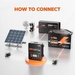 LiTime 60A MPPT Solar Charge Controller (No Build-in Bluetooth), 12V/24V/36V/48V Auto, Max PV Input 200VDC LCD Display Solar Panel Regulator for LiFePO4/Lead-acid Battery