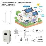 Dawnice 48V 314Ah LifePO4 Lithium Battery 16Kwh Solar Storage Grade A Battery Cells 16S1P Built in 150A BMS Bluetooth Wireless Connection Remote Control Outdoor Indoor Universal Home Energy