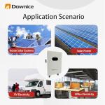 Dawnice 48V 314Ah LifePO4 Lithium Battery 16Kwh Solar Storage Grade A Battery Cells 16S1P Built in 150A BMS Bluetooth Wireless Connection Remote Control Outdoor Indoor Universal Home Energy