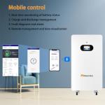 Dawnice 51.2V 314Ah LiFePO4 Battery, Built-in 150A BMS Grade A Cells, 16kWh Lithium Battery with Touchscreen, WiFi, Bluetooth, Mobile APP, Perfect for Home Energy Storage, DIY Solar System, Off Grid