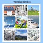 Dawnice 10KW 48V Lithium Battery LifePO4 Solar Storage Backup Wall/Ground-Mounted Grade A Battery Cells Built in 150A BMS Battery Backup for Home Camping RV (10kw Off-Grid Inverter+20kwh Battery)