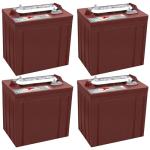 Banshee Trojan T-125 6V 240Ah Flooded Lead Acid GC2 Deep Cycle Batter x 4