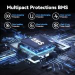 WattCycle 3-Pack 12V 100Ah LiFePO4 Battery, Group 24, 15000 Cycles, Built-in 100A BMS, Low-Temp Protection - 1280Wh - Perfect for RVs, Golf Cart, Marine, Home Energy, Solar Off-Grid Systems