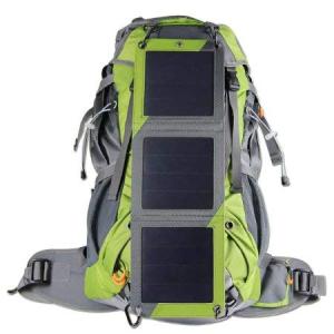 XTPower Xplorer Globetrotter 42 | Ultra Durable Hiking Solar Backpack Lime Green with Removable 10 Watt Panel | Charges USB devices including Smartphones, Tablets, GPS, and more up to 5V