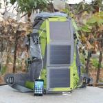 XTPower Xplorer Globetrotter 42 | Ultra Durable Hiking Solar Backpack Lime Green with Removable 10 Watt Panel | Charges USB devices including Smartphones, Tablets, GPS, and more up to 5V
