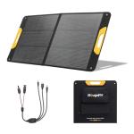 BougeRV 100W Portable Solar Panel with IP65 Water Resistant, Foldable Solar Panel with XT60/DC7909/DC5521 Connectors, 100 Watt Solar Charger for Camping, RV, Van, Boat, Fishing, Hiking & Off-Grid Use