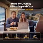 JJN Bifacial 200 Watt Solar Panel 12V 10BB Monocrystalline Solar Panels High Efficiency Solar Module for RV Home Battery Charging Farm Trailer Camper Marine Off Grid System Single Piece