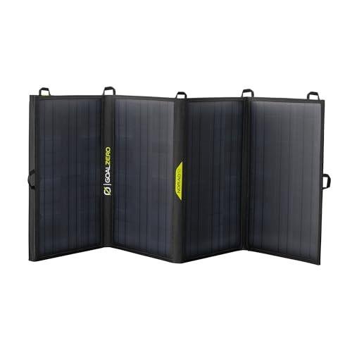 Goal Zero Nomad 50, Foldable Monocrystalline 50 Watt Solar Panel with 8mm + USB Port, Portable Charger for Yeti Power Generator and Banks. Lightweight 18-22V 50W