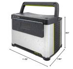 Goal Zero Yeti Portable Power Station, Yeti 700 + Nomad 100, 677 Watt Hour LiFePO4 Battery, Water resistant & Dustproof Solar Generator For Outdoors, Camping, Tailgating, & Home