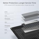 BougeRV 100W Flexible High-Efficiency Solar Panel