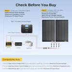 BougeRV 100W Flexible High-Efficiency Solar Panel