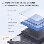 400W Portable Solar Panel - Lightweight & Foldable