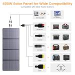 400W Portable Solar Panel - Lightweight & Foldable