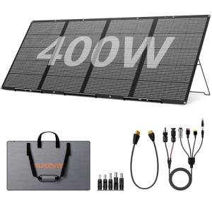 400W Foldable Solar Panel Charger for Outdoor Use