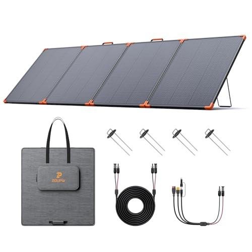 350W Portable Solar Panel, High Efficiency & Foldable