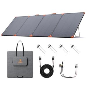 350W Portable Solar Panel, High Efficiency & Foldable
