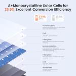 400W Foldable Solar Panel Charger for Outdoor Use