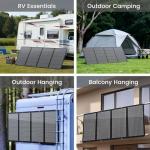 400W Foldable Solar Panel Charger for Outdoor Use