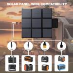 200W Portable Solar Panel - Foldable & Waterproof