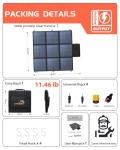 200W Portable Solar Panel - Foldable & Waterproof