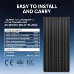 300W Flexible Solar Panel for RVs and Boats