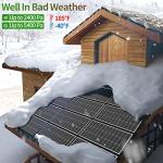 JJN 200 Watt Solar Panels, 10BB Monocrystalline 12V 2PCS 100W Solar Panel, 23% High Efficiency PV Module Power Charger for RV, Home, Farm, Boat, Caravan and Off-Grid Applications